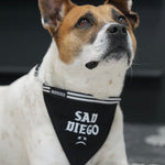 Large Sad Diego adjustable pet bandana – a perfect fit for large dogs, adding emo flair with a sad Diego design.