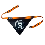 Halloween-ready Spooky Boy dog bandana, custom made to support small businesses and add a spooky flair to your pet's apparel.