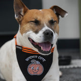 Medium adjustable pet bandana – a spooky, custom-made accessory for medium-sized dogs to celebrate Halloween in style.