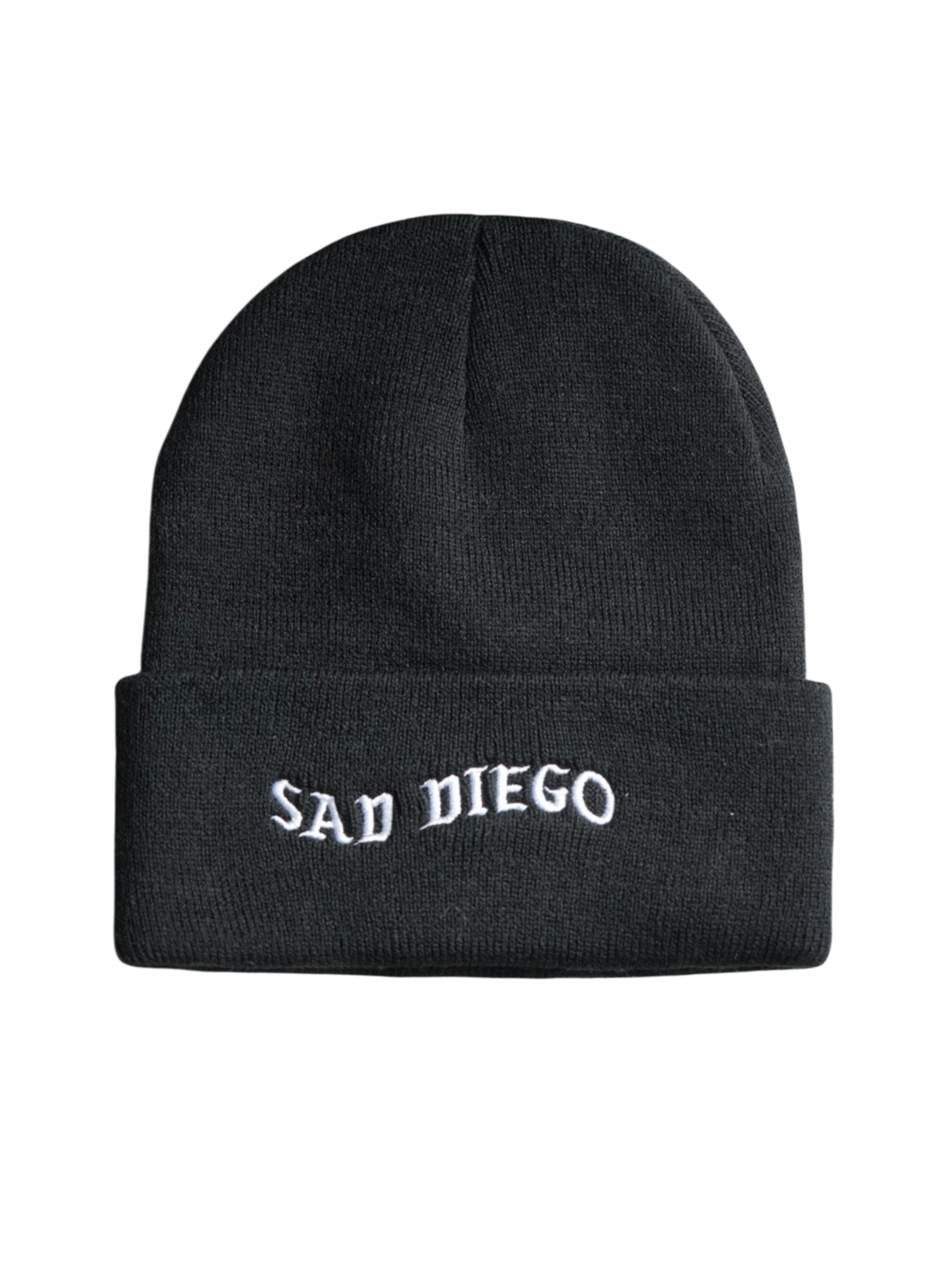 Black Sad Diego Beanie – Moxxie.co