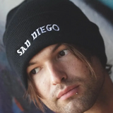 Black Sad Diego beanie, the perfect accessory for sad vibes and Emo Nights.