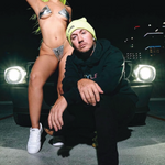 Emo guy rocking the neon yellow Sad Diego beanie – perfect for Emo Night vibes.