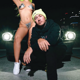 Emo guy rocking the neon yellow Sad Diego beanie – perfect for Emo Night vibes.