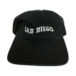 Emo dad hat with Sad Diego design – a cool, understated piece for embracing your sad side.