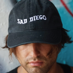 Sad Diego black dad hat – the perfect way to rock your emo style.