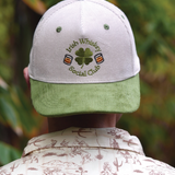 Jameson-inspired Irish Whiskey Social Club hat – a custom corduroy drinking hat perfect for St. Patrick’s Day celebrations.