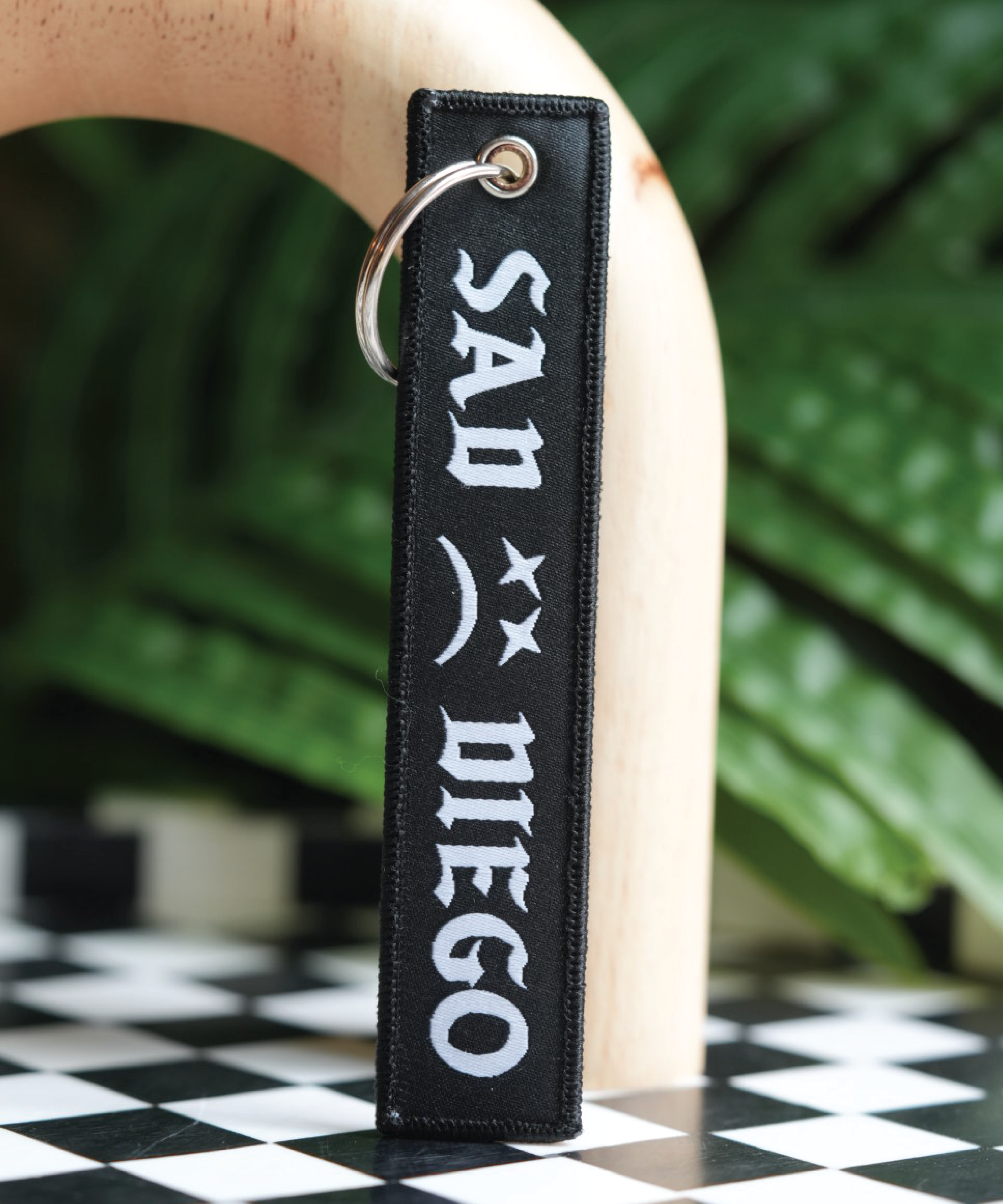 Sad Diego woven keychain – a perfect emo accessory for your keys, adding a touch of sadness and style.