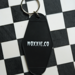 Black Spooky Babe vintage keychain. Moxxie.co must have!