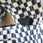 Close-up of the Moxxie Pet Sling Carrier’s outer hook – perfect for attaching keys or a Moxxie Poop Bag Pouch on the go!