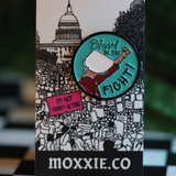 Handmaid's Tale-inspired enamel pin, a powerful symbol for women's rights and equality.
