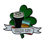 Jameson whiskey and Irish beer come together on this enamel pin, complete with a shamrock – perfect for your St. Patrick’s Day look. Kiss Me I'm Irish!