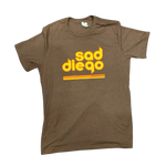 Sad Diego Padres t-shirt, perfect for fans of Slam Diego and MLB. Embrace the Emo Night vibe while supporting the San Diego Padres.